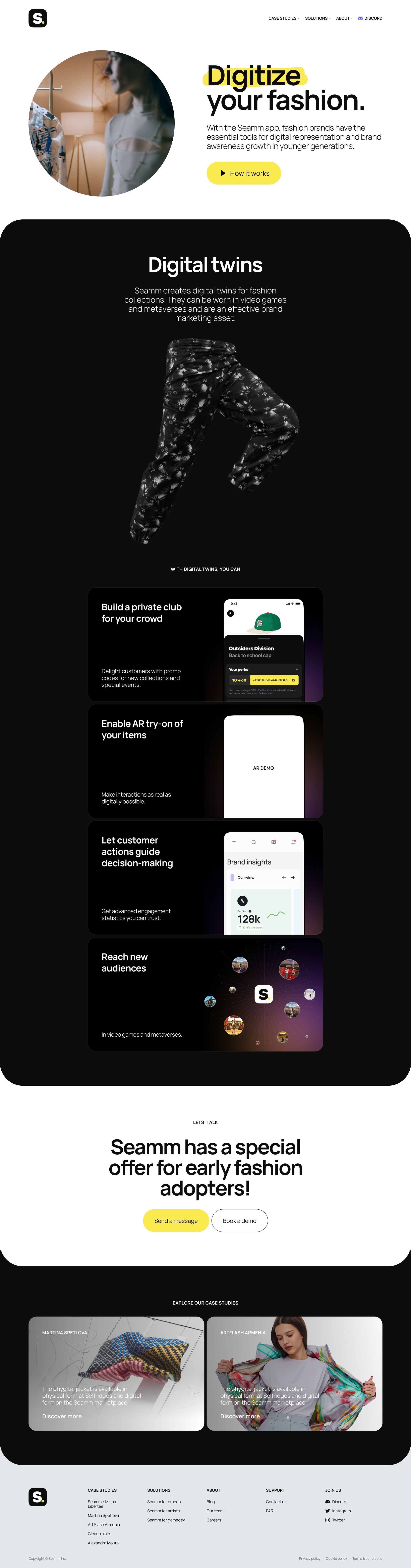 seamm.dev — For Brands