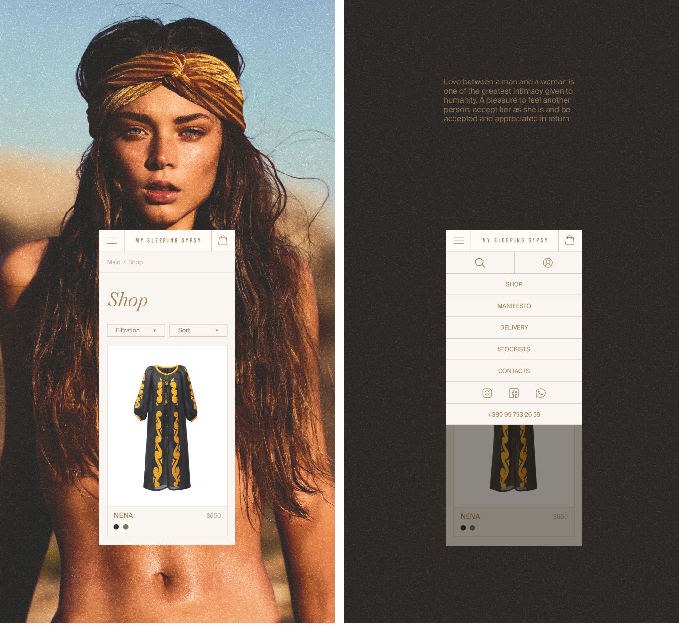Catalog mobile layout
